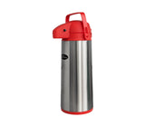 Termo de café con bomba 1.9 litros vaccum flask rojo Las Maravillas