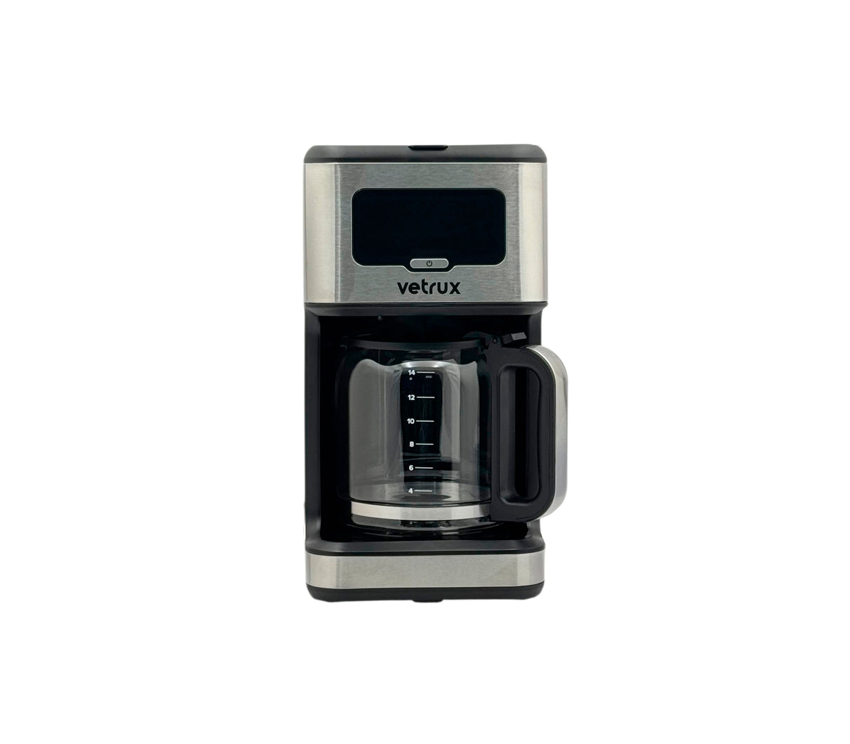 Cafetera caffora negro/acero Vetrux