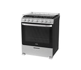 Cocina a gas piso 76cm 6H acero/inoxidable Mabe