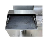 Plancha-baño de maría-freidora/grill forrado con ruedas Baldirio