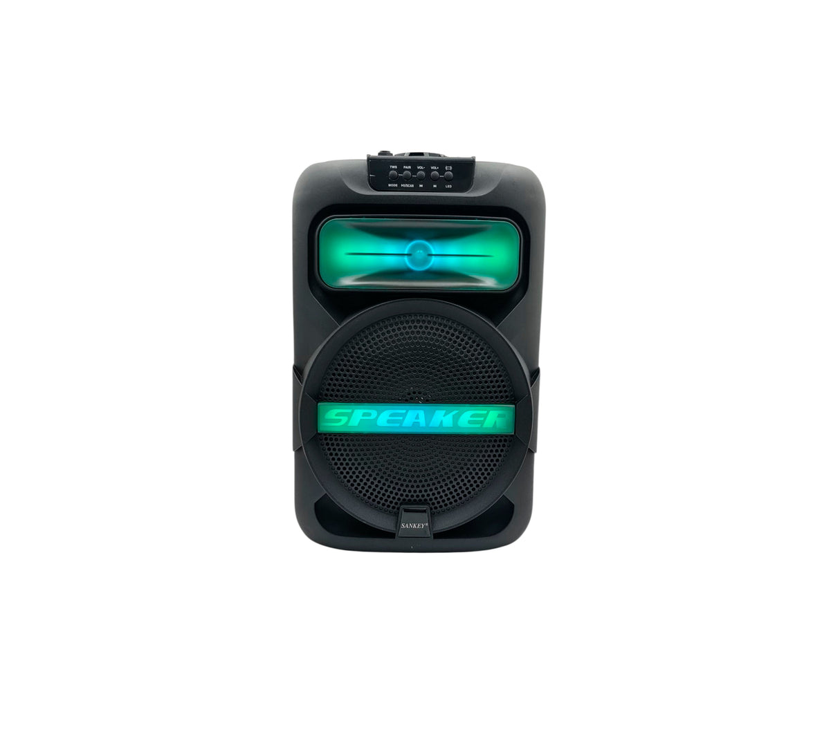 Corneta recargable 8" portátil Bluetooth Karaoke 8W Sankey