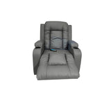 Poltrona/sillón reclinable y elevador 89x97x104/89x165x82 bipiel/grey Powerfik