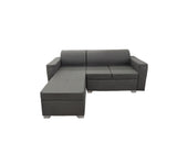 Juego de Recibo Estrada Tipo L 2 Puestos + Chaiselongue Tela de Lujo Okalia