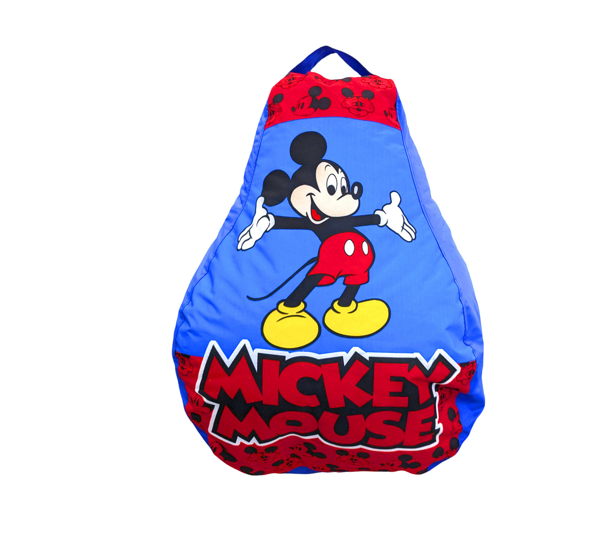 Puff lagrima en lona infantil sublimado azul Mickey Mouse Powerfik