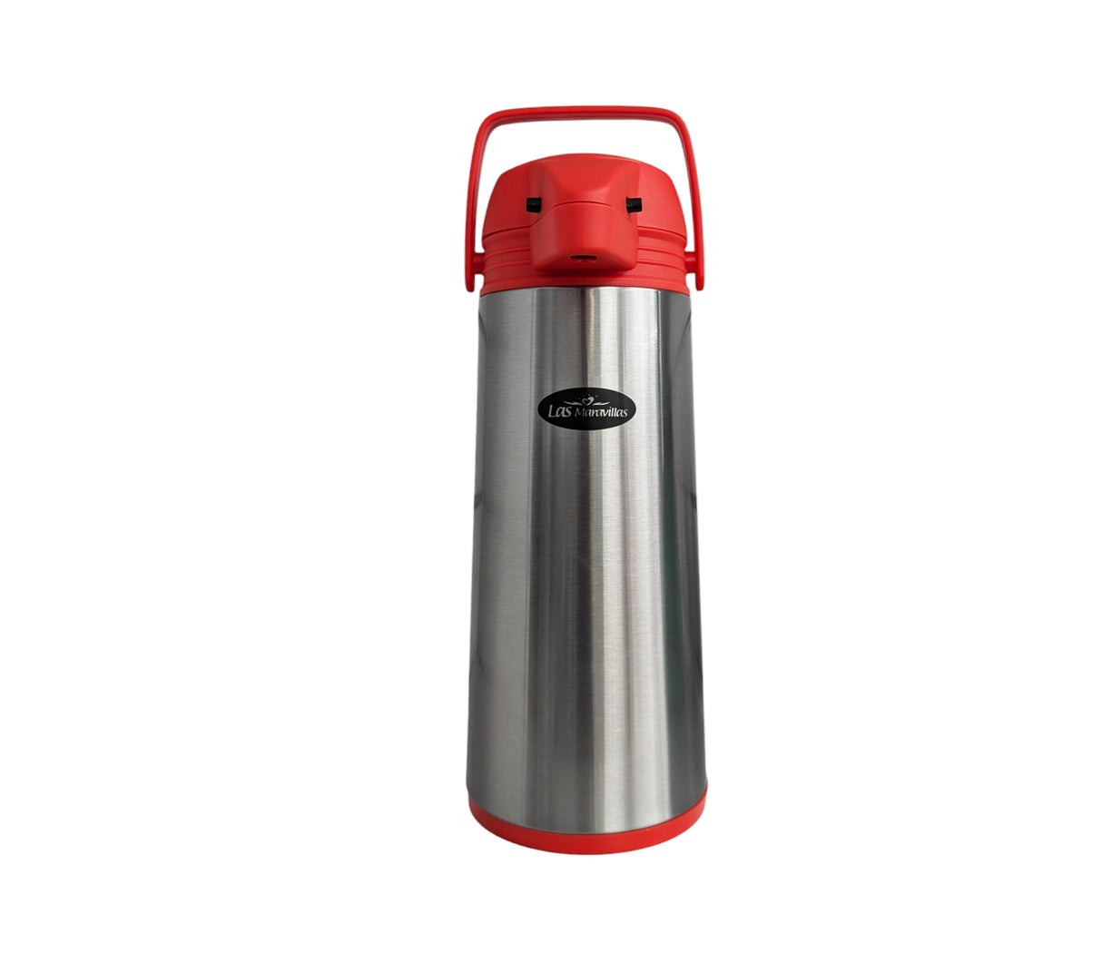 Termo de café con bomba 1.9 litros vaccum flask rojo Las Maravillas