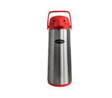 Termo de café con bomba 1.9 litros vaccum flask rojo Las Maravillas