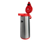 Termo de café con bomba 1.9 litros vaccum flask rojo Las Maravillas