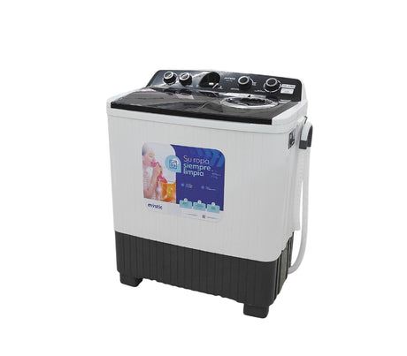 Lavadora semiautomática con bomba doble tina 11kg Mystic