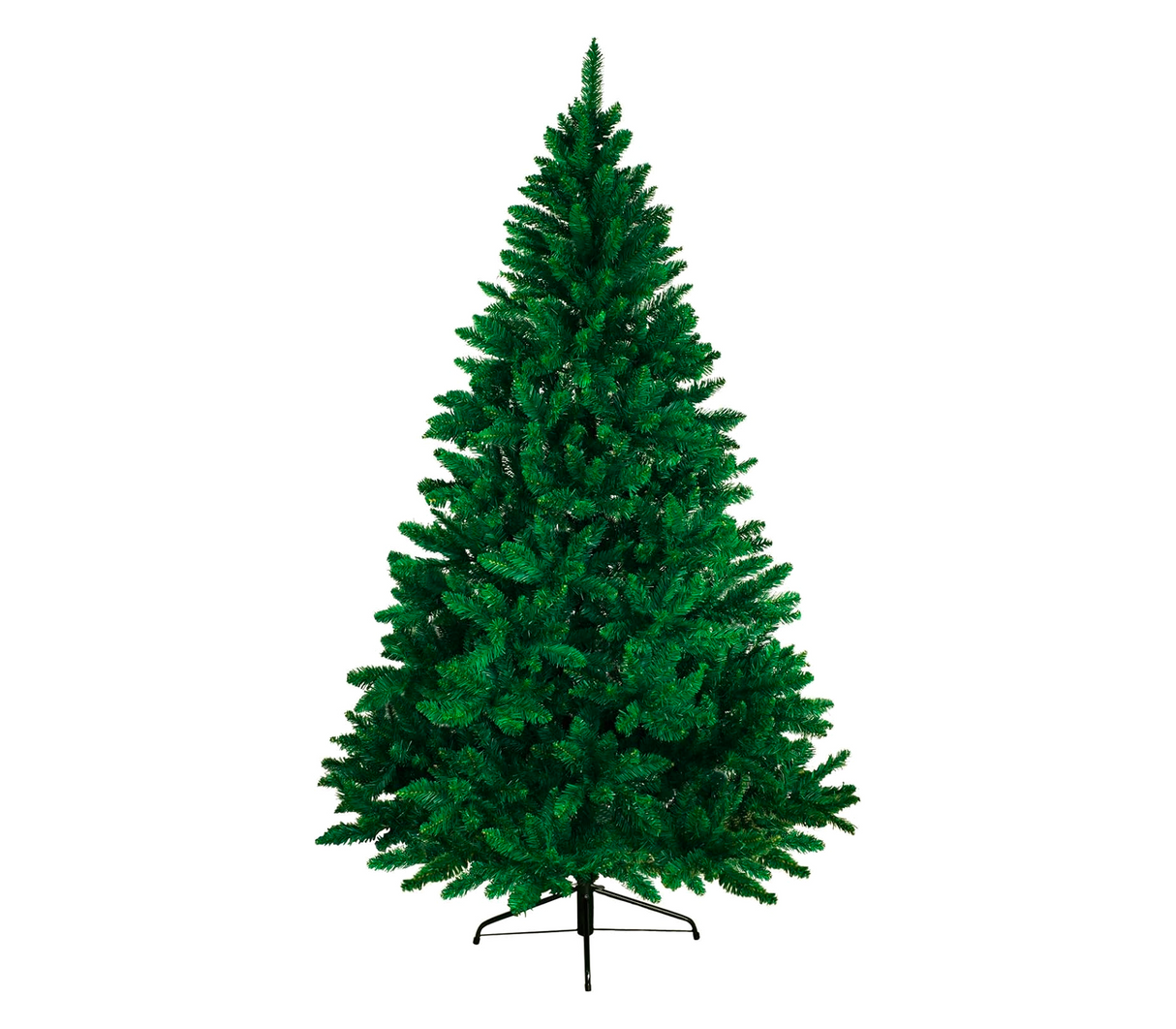 Árbol de navidad frondoso en pvc 180 cm verde Powerfik