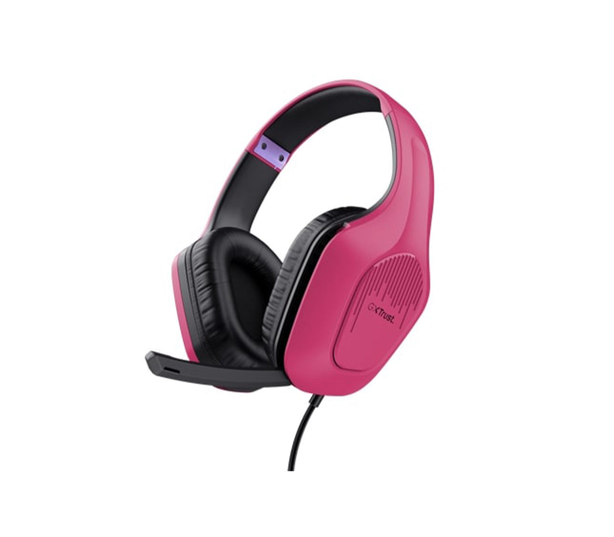 Audífonos gaming con micrófono GXT 415P Zirox rosado GXTRUST