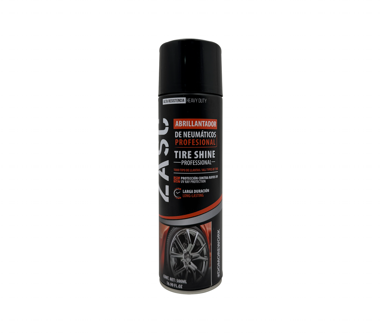 Abrillantador de neumáticos spray 500ml cod.6-401-2 Zasc