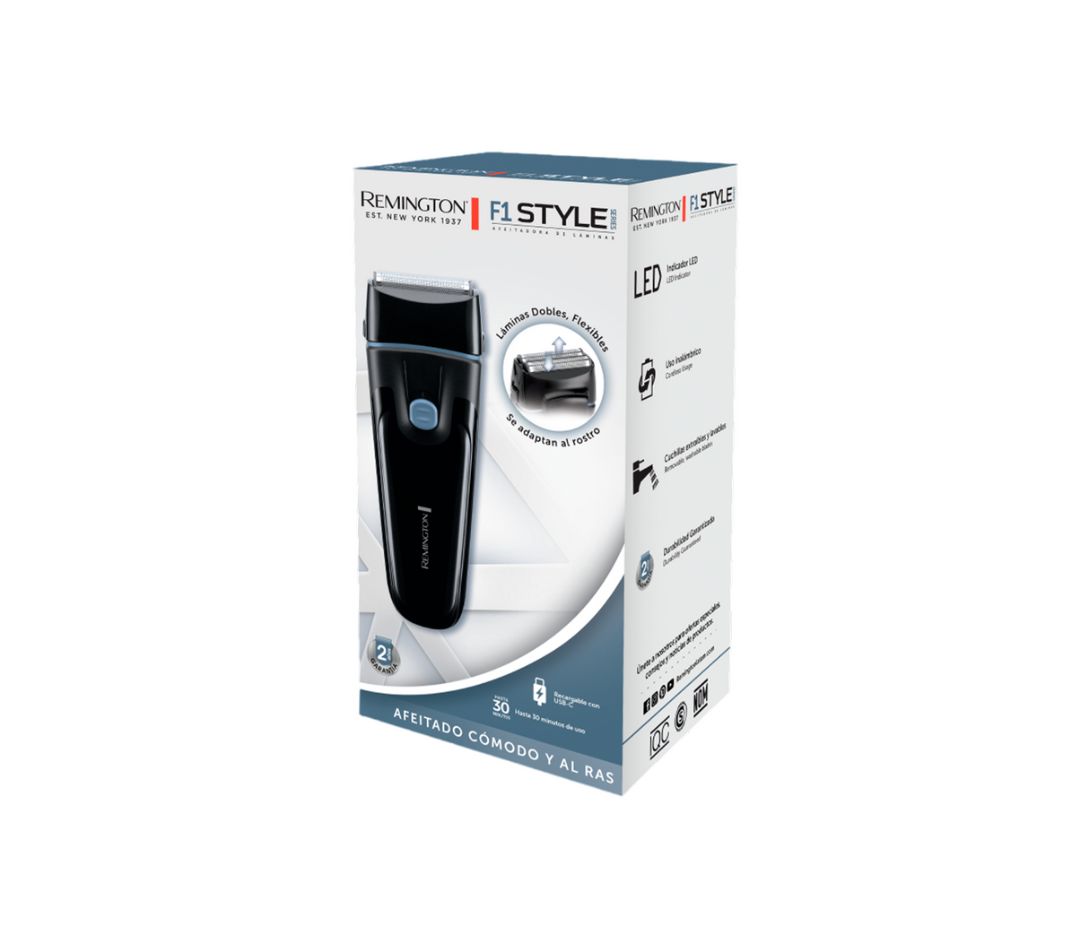 Afeitadora de láminas style series f1 Remington