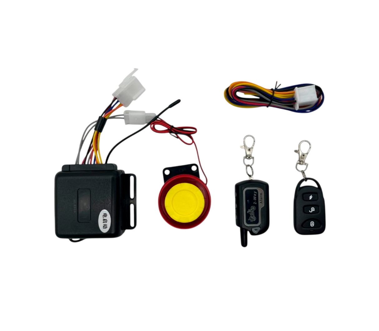 Alarma antirrobo con 2 controles y bloqueo a distancia 1x40 Auto Asia