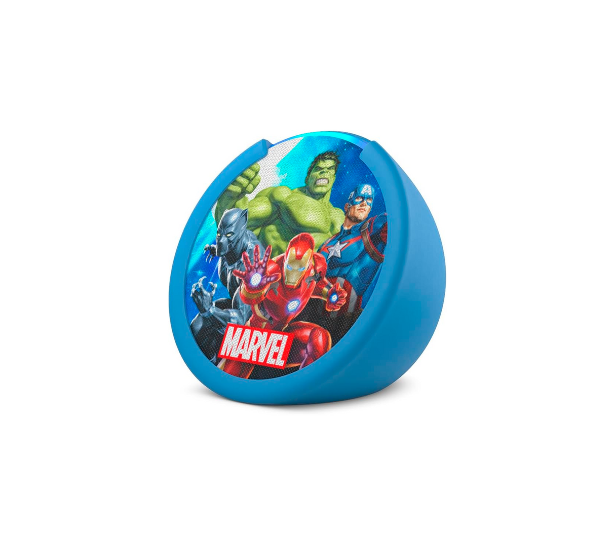 Bocina inteligente echo pop kids marvel vengadores Alexa