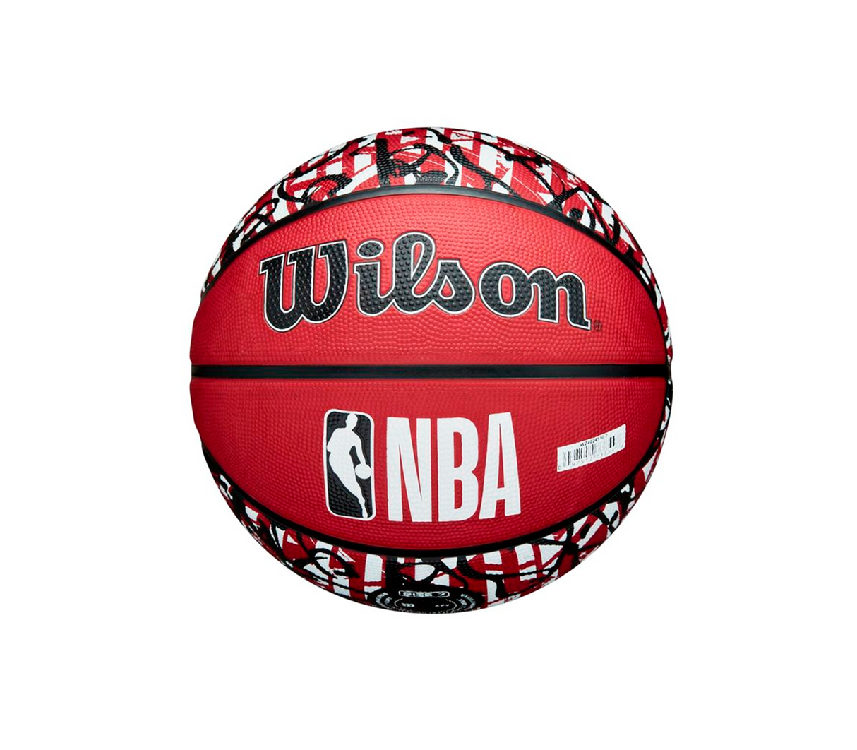 Balón basketball NBA graffiti Miami Heat N.° 7 rojo Wilson