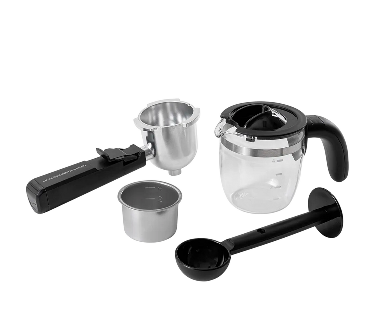 Cafetera acero inox capuccino y espresso Oster