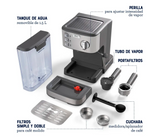 Cafetera compacto 14 bar 2 espresso x ciclo Oster