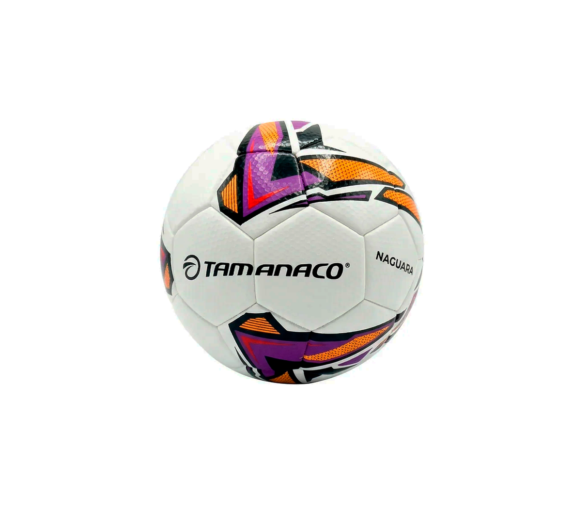 Balón de futbol #4 Naguara naranja morado Tamanaco