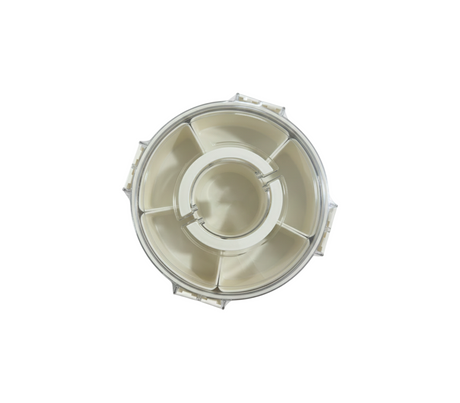 Bandeja redonda organizadora de comida Pamorde