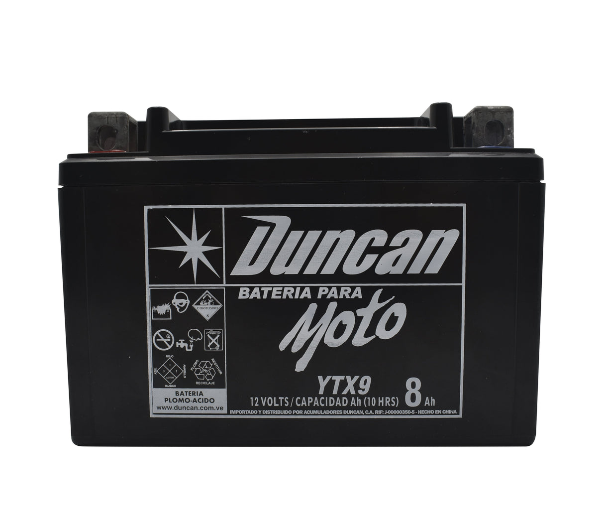 Batería para moto YTX9 Duncan