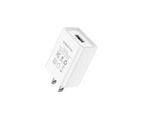 Cargador rápido micro USB 2.1A Blanco Borofone