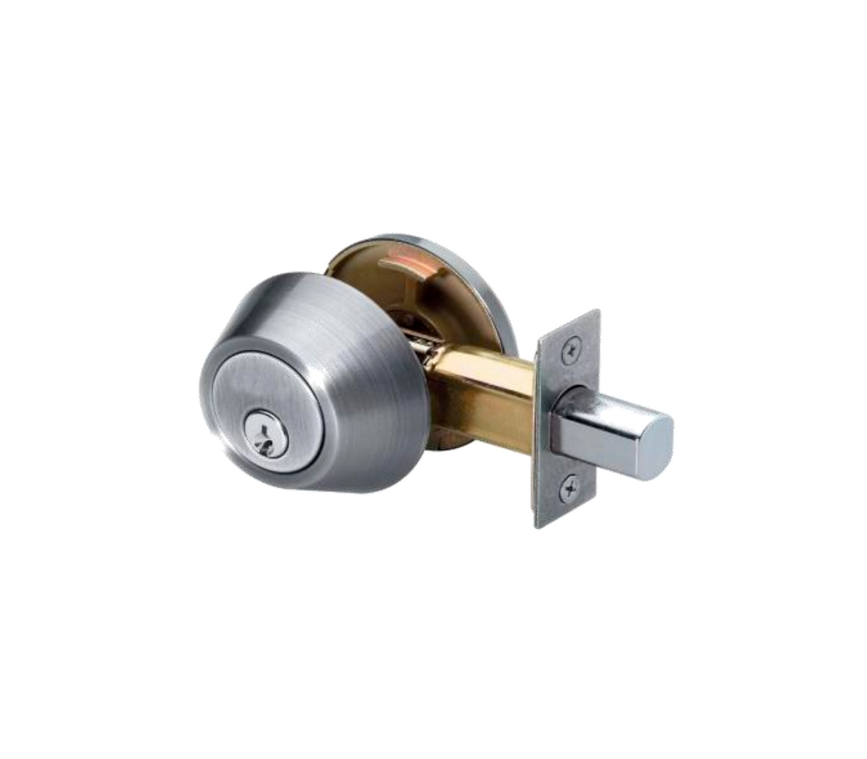 Cerrojo metálico llave/mariposa acero inox blíster Fortek
