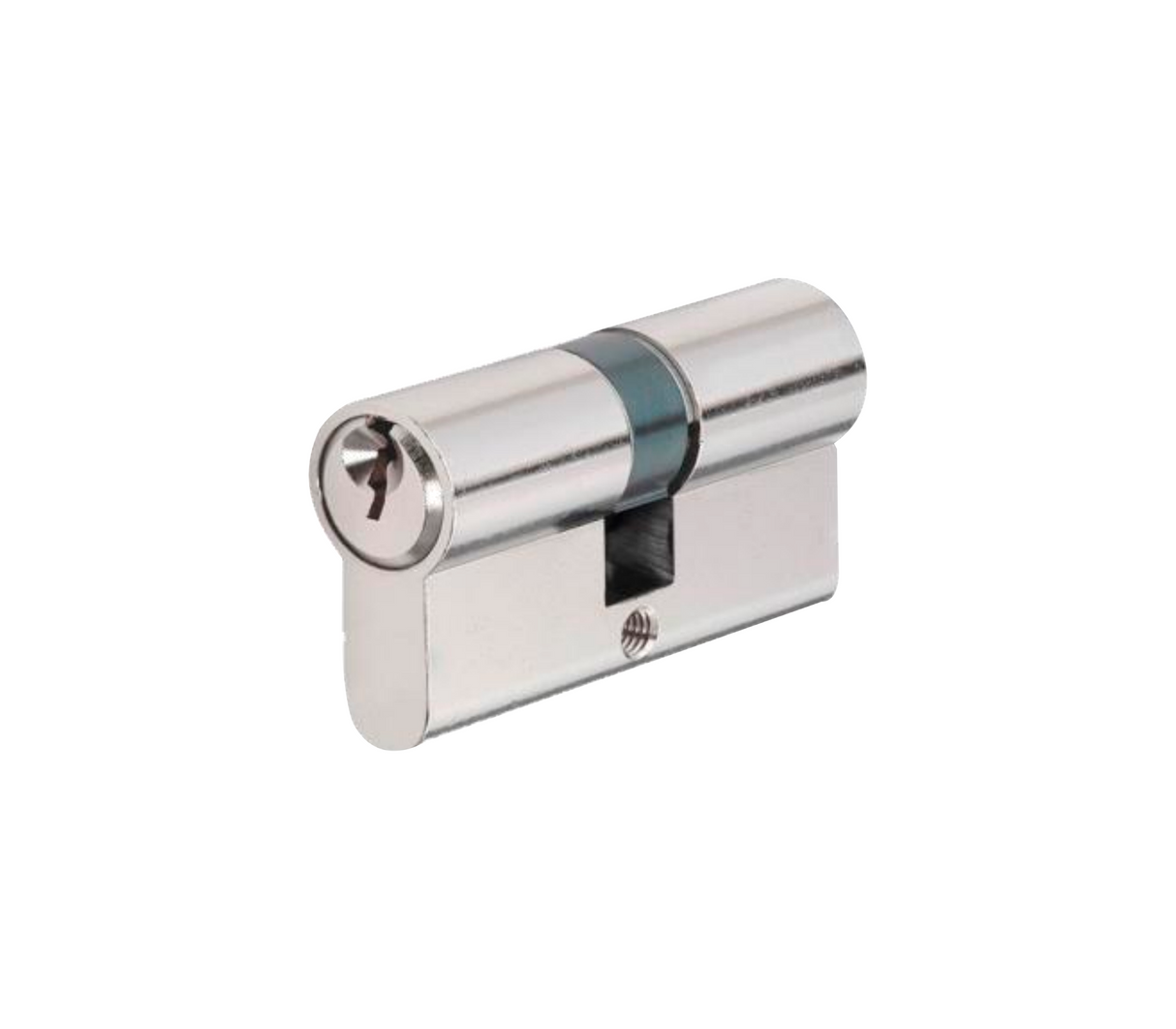 Cilindro de bronce cromado 60mm blíster Fortek