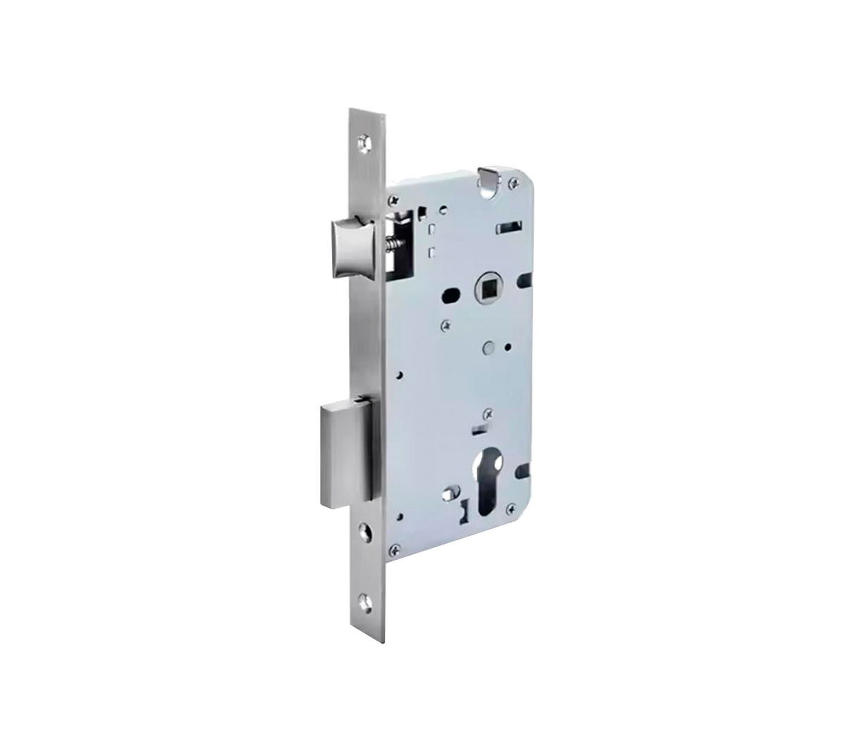 Cerradura para embutir 35mm cromada blíster Fortek