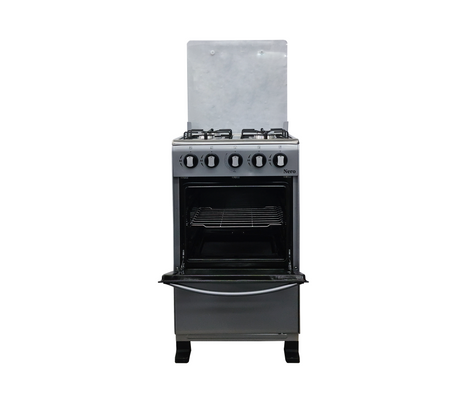 Cocina a gas 20" de piso 4h c/horno gris Nero