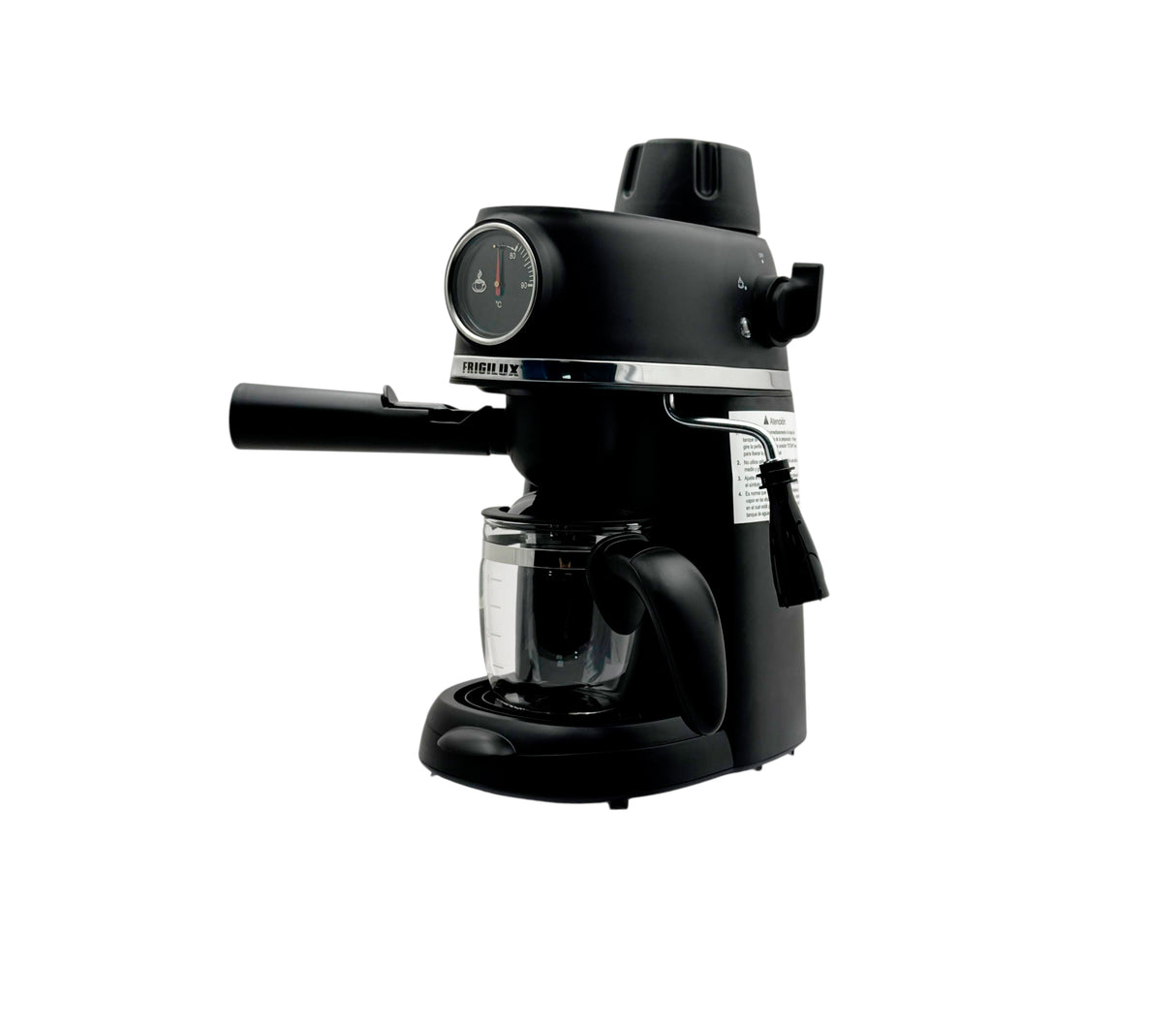 Cafetera dual expresso/capuchino 1.2 lts negro Frigilux