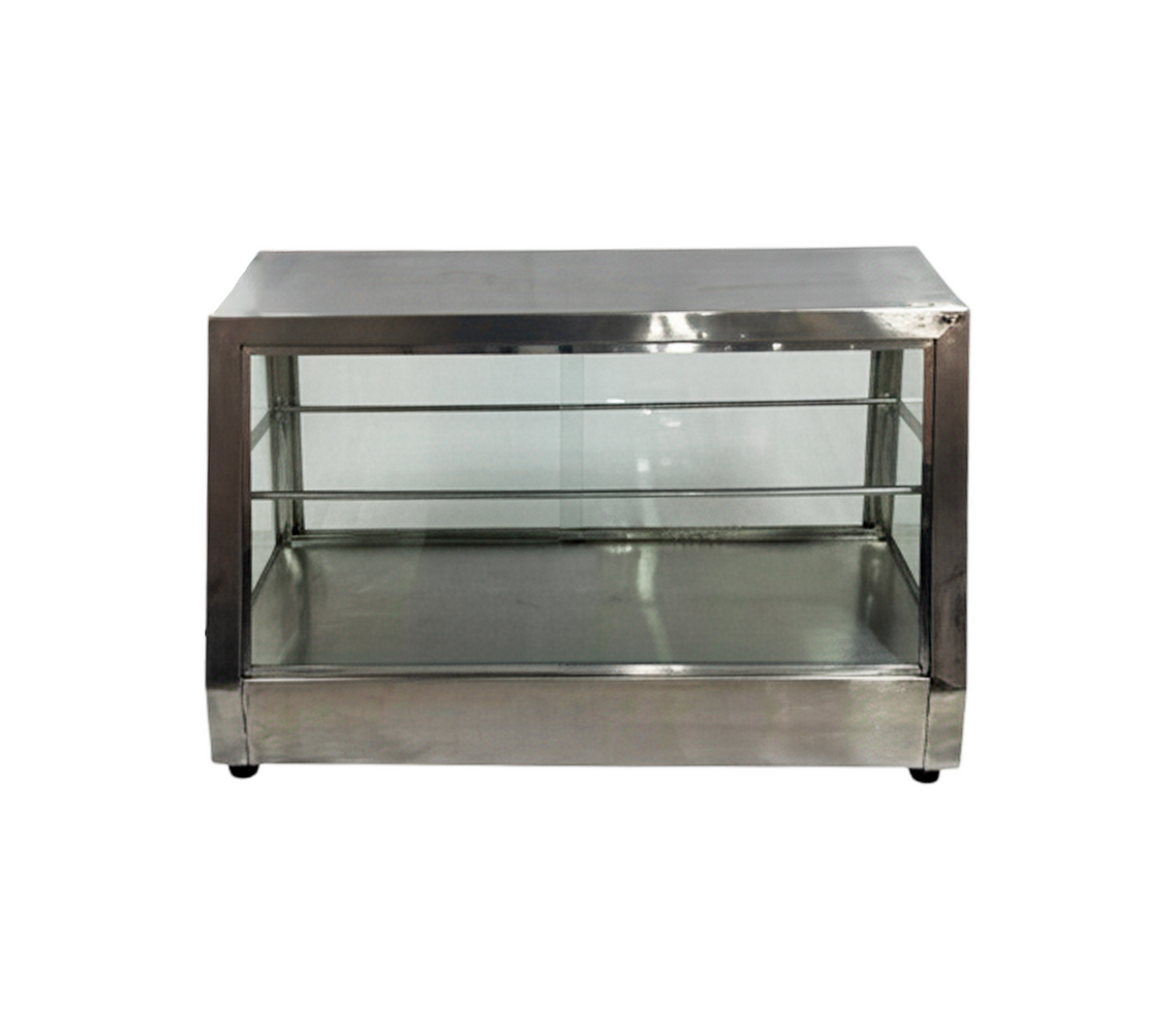 Calentador exhibidor vidrio plano 70cm Baldirio