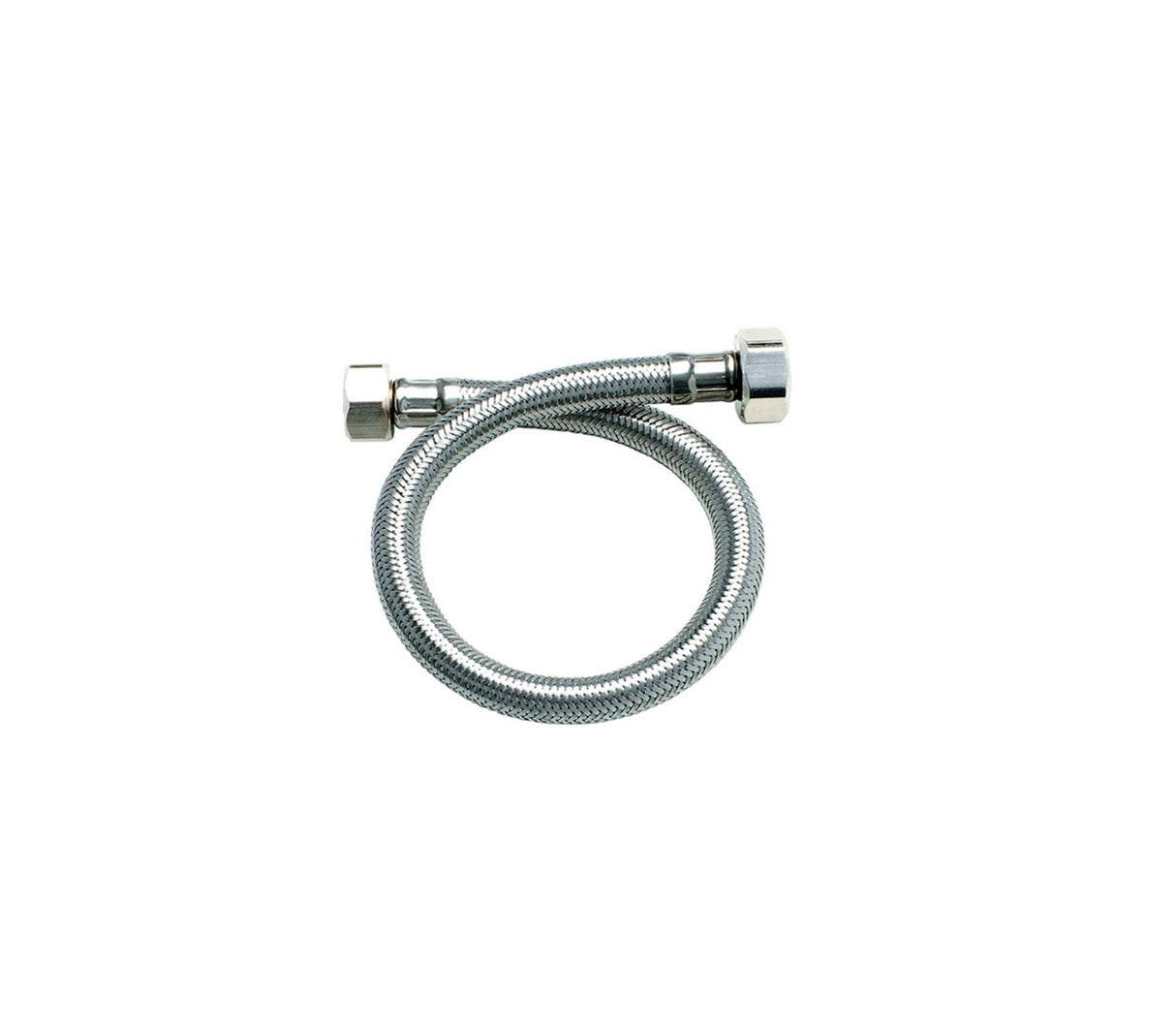 Canilla flexible metálica 40cm 1/2" x 5/8" BM