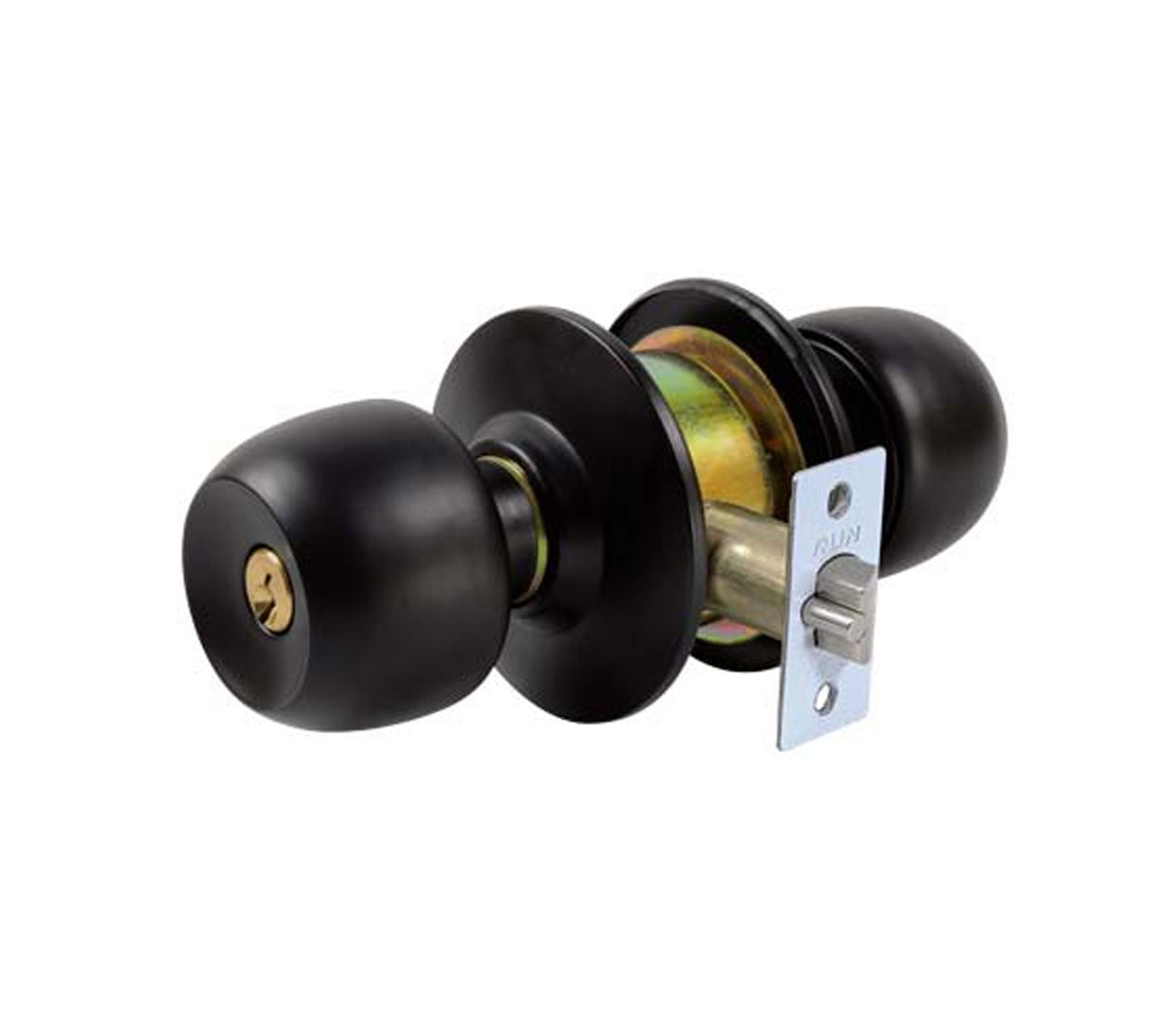 Cerradura de habitación/oficina pomo negro mate CER0127 Run