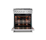 Cocina a gas piso Venecia 90cm 5 hornillas acero Drija