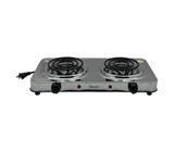 Cocina eléctrica 2h de caracol cromada Roccia