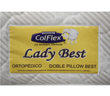 Colchón Matrimonial  Lady Best Ortopédico 2 Pillow Encapsulado Colflex