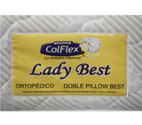 Colchón King (200cm X 200cm) Lady Best Ortopédico 2 Pillow Encapsulado Colflex