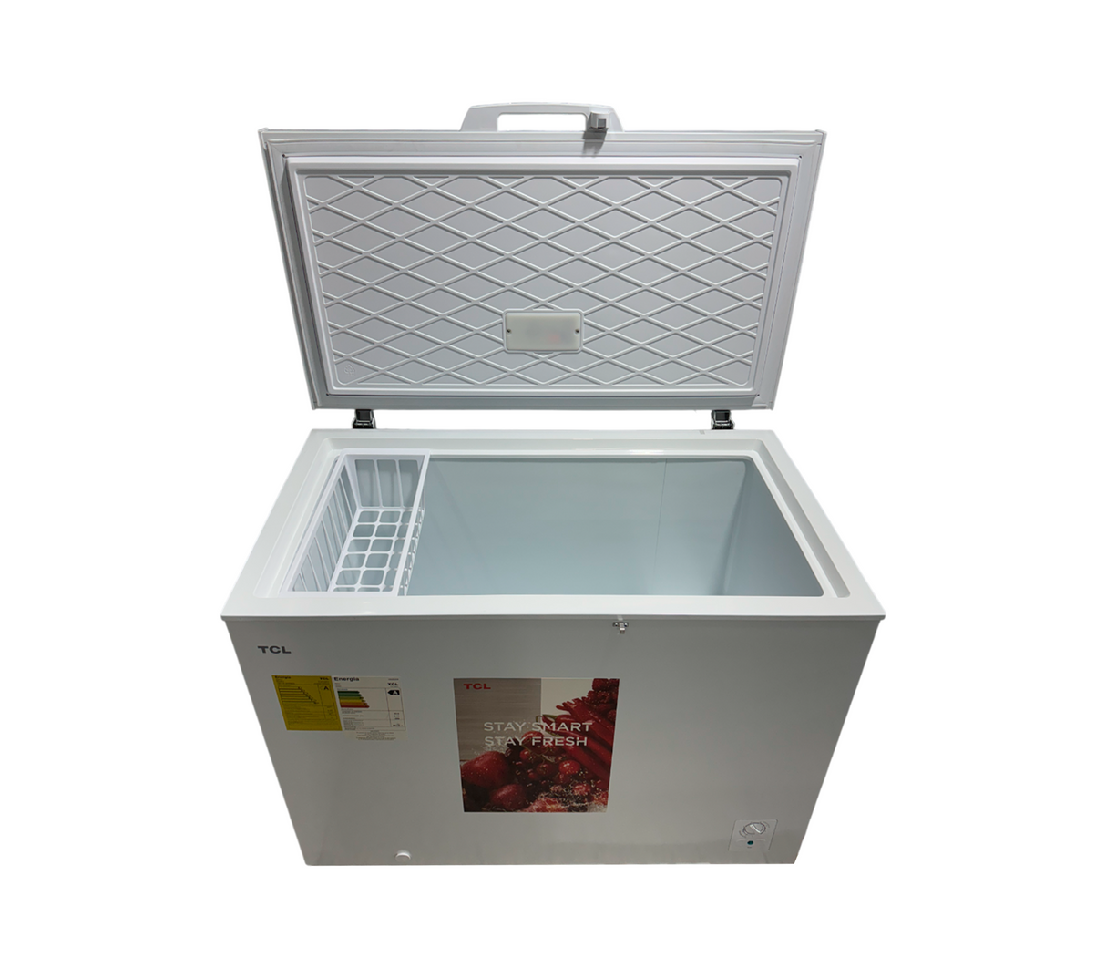 Congelador horizontal 300 litros blanco interior blanco TCL