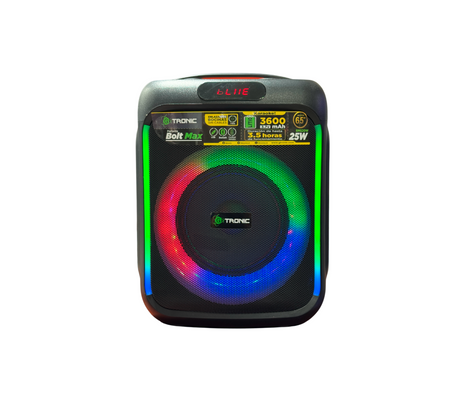 Corneta Bolt Max c/control 6.5" 25W negro Gtronic