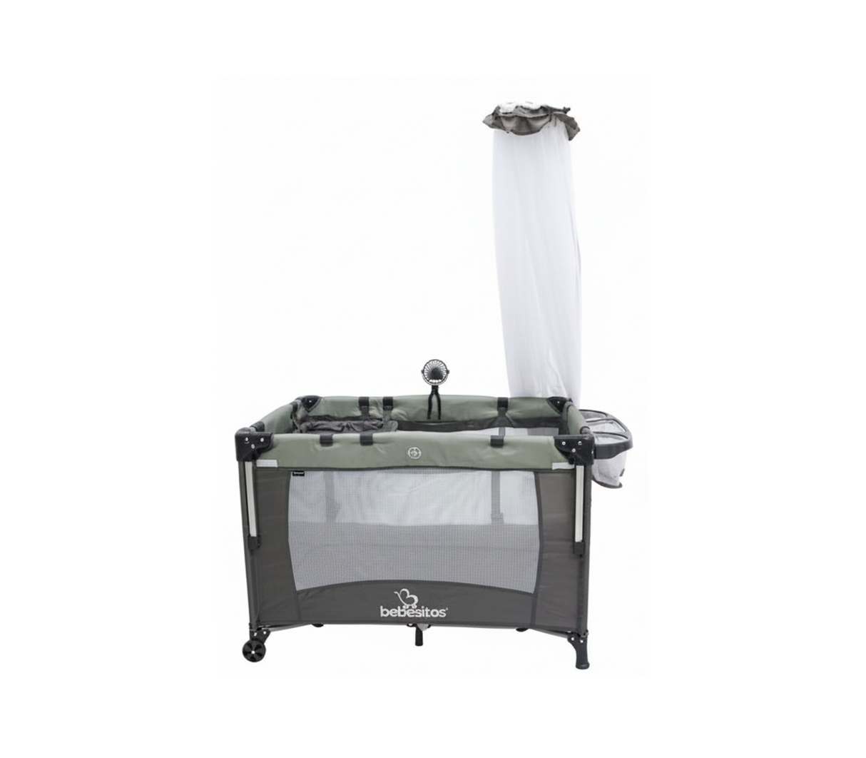 Corral modelo florida con cambiador y mini ventilador Bebesitos