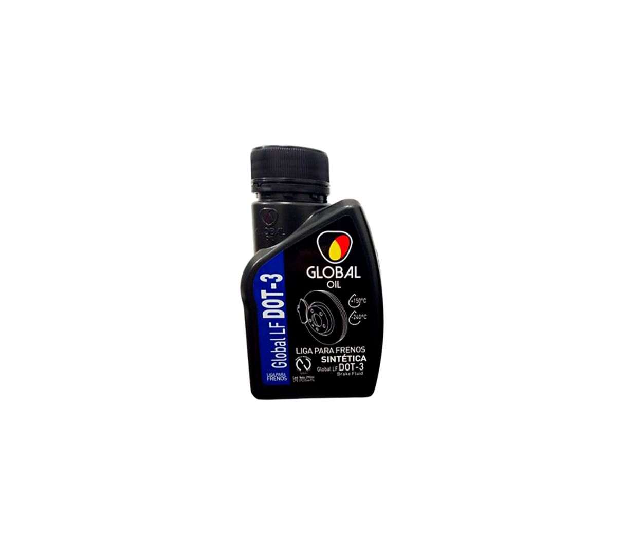 Liga de frenos Dot3 sintética 290ml Global Oil