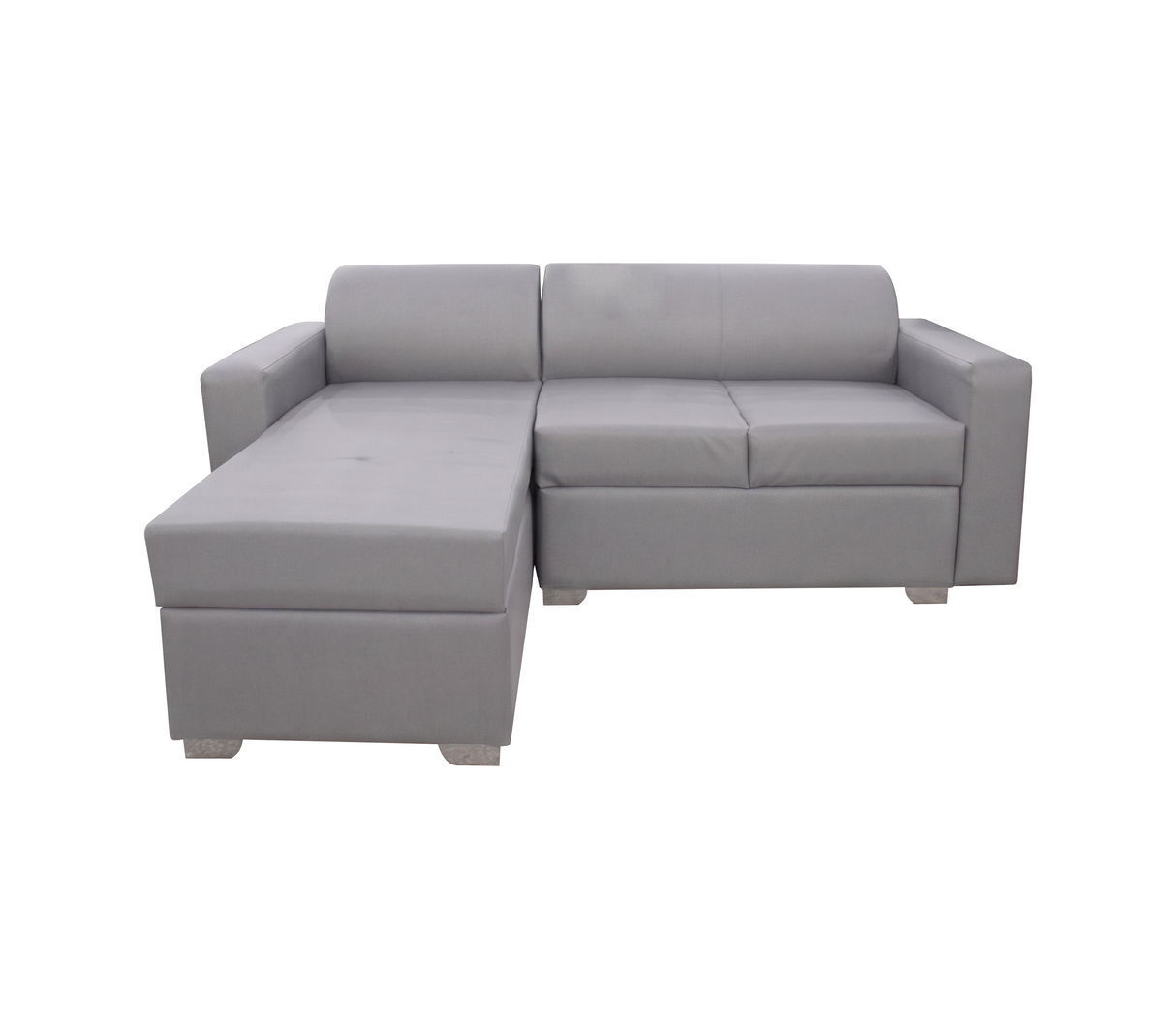 Juego de Recibo Estrada Tipo L 2 Puestos + Chaiselongue Bipiel Okalia