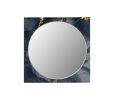 Espejo de pared con marco en PVC marmolizado Powerfik