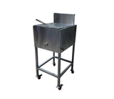 Freidora a gas 13.5L Estructura alta forrada Baldirio