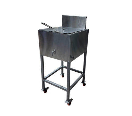 Freidora a gas 13.5L Estructura alta forrada Baldirio