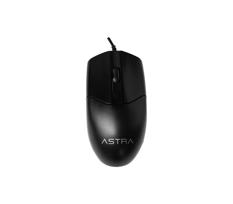 Mouse alámbrico usb 1000 dpi negro Astra