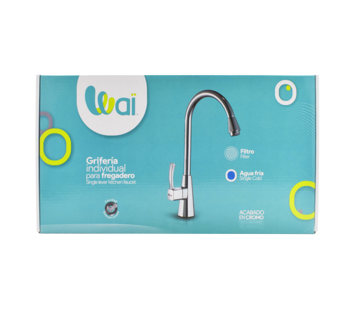 Grifería individual para fregadero a/f Wai