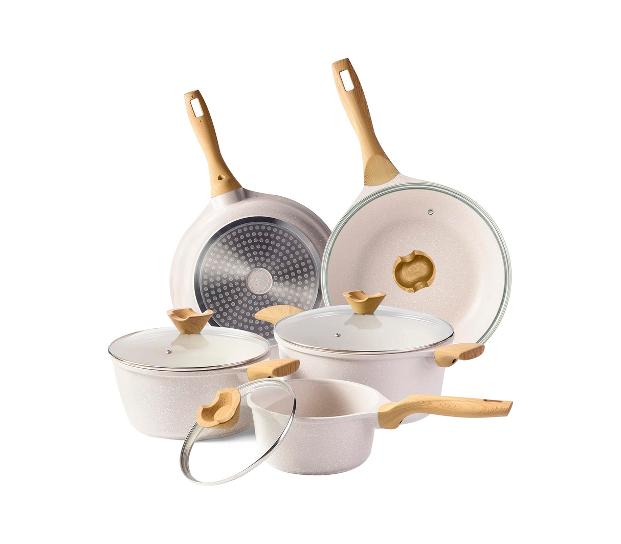 Juego de ollas 14 piezas de lujo Granite Roccia