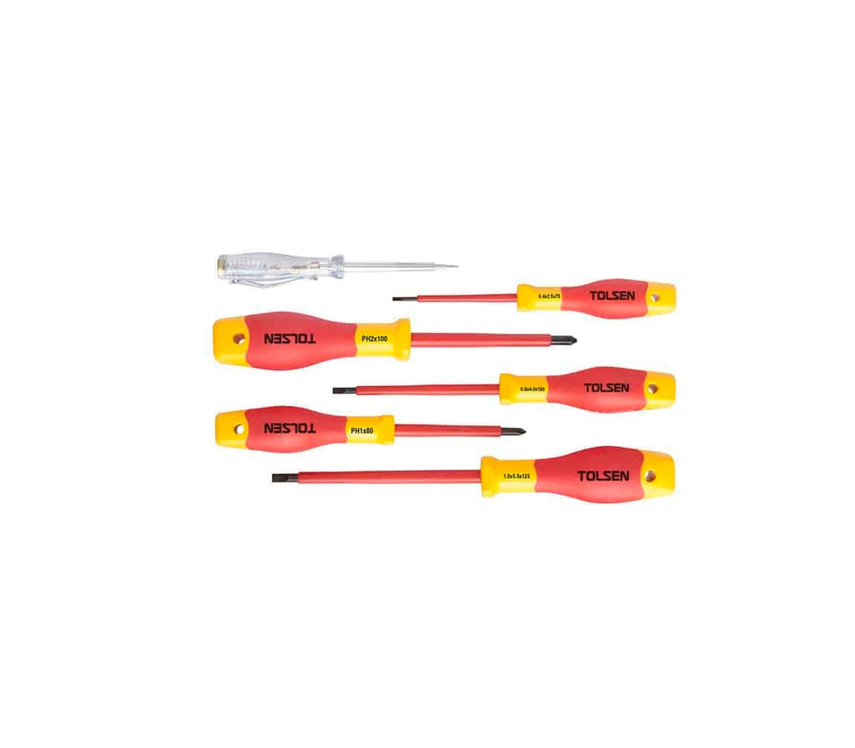 Juego de destornilladores aislados 6 piezas Tolsen
