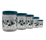 Juego de 5 potes de cocina plástico Sujoya